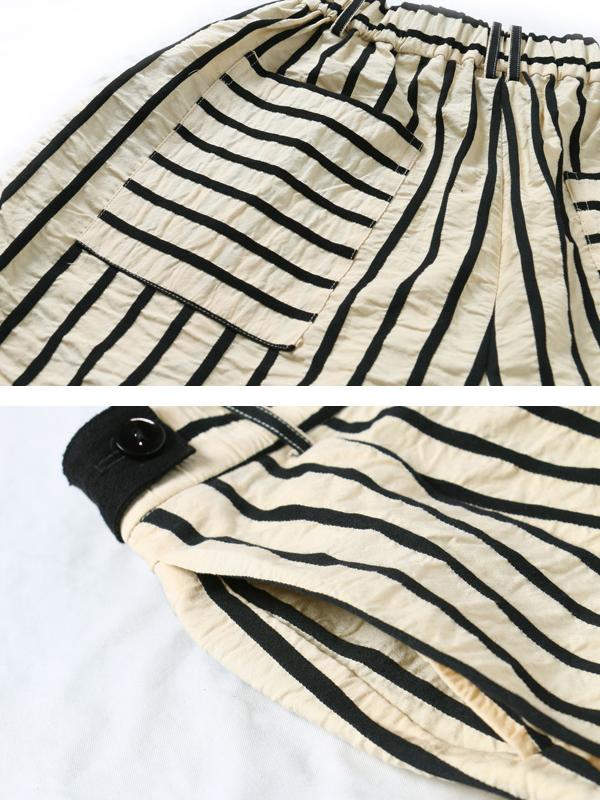 Plus Size Stripe Casual Harem Pants