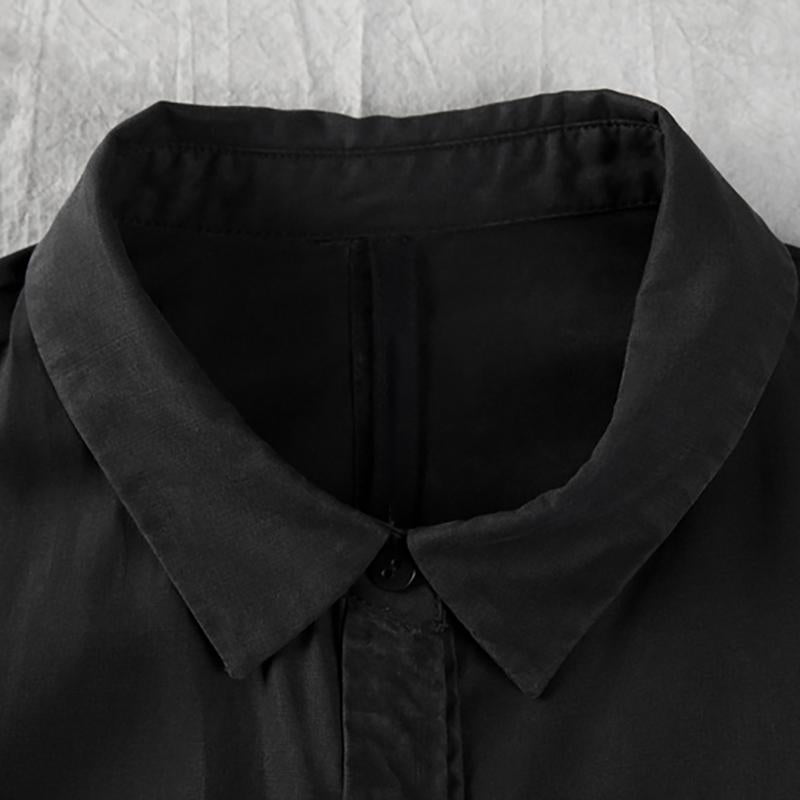 Plus Size Women Spring Loose Irregular Midi Dress