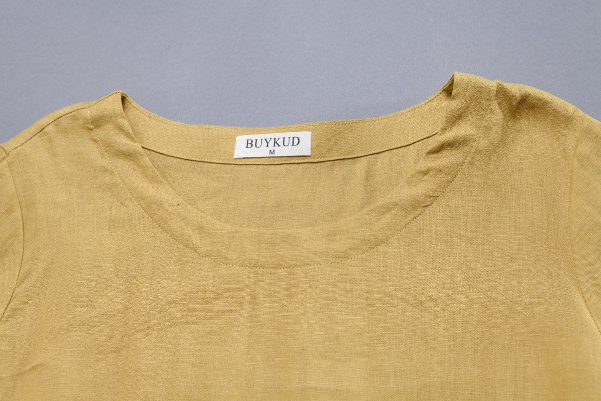 Plus Size Women Summer Commuter Loose Dress