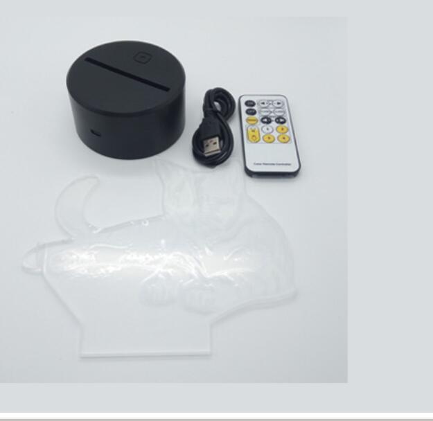 3D Lamp Snowman Color Switch Christmas Decoration Light