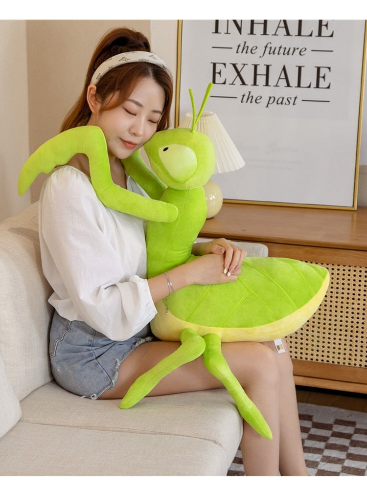 Simulation Green Mantis Plush Stuffed Animal Plush Toy Soft Toy Stuffed Toy Cuddly Toys Gifts for Kids