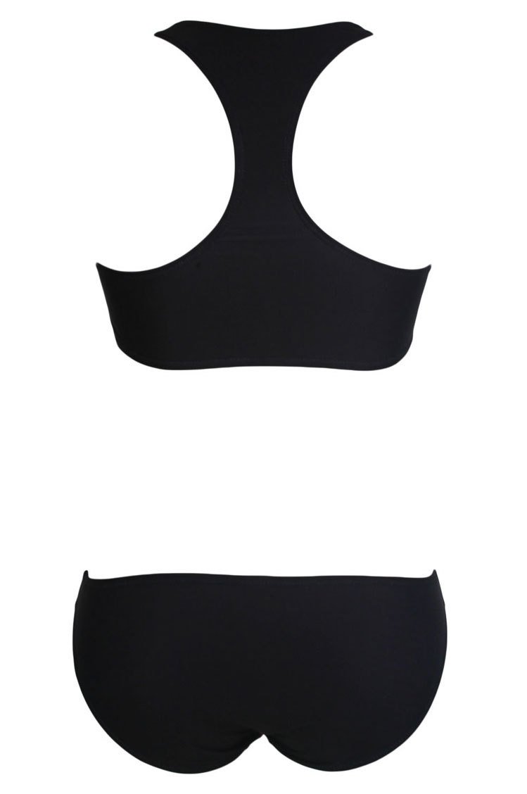 Vintage Print Sexy Low Waist Two-Piece Swimsuit