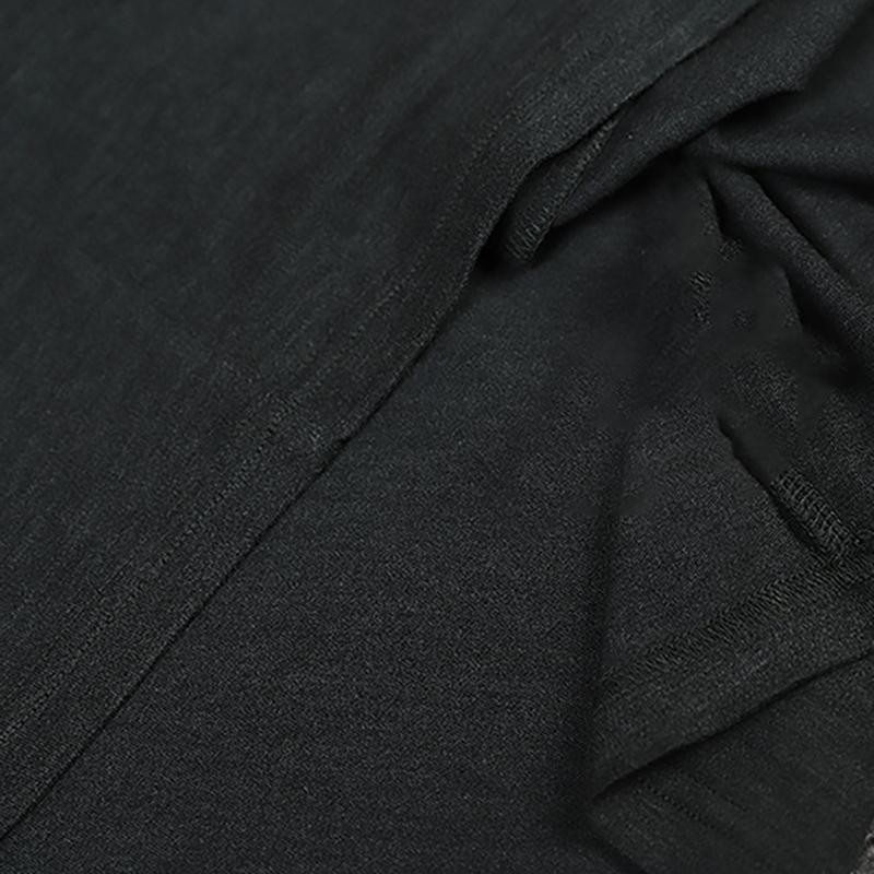 Soft Comfortable Pure Color Pleated Bottoming Shirt