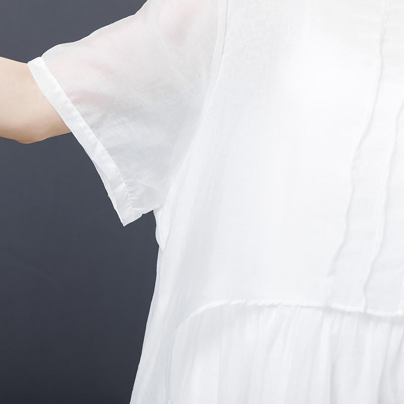 Solid Color Appliques Soft Comfortable Dress