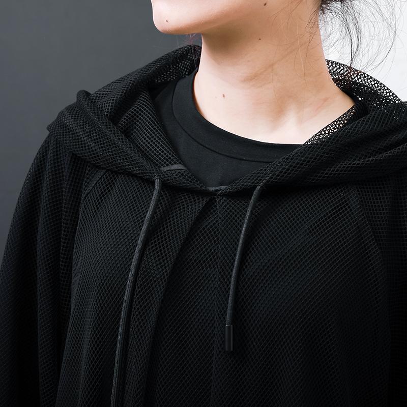 Solid Color Big Pockets Drawstring Dress