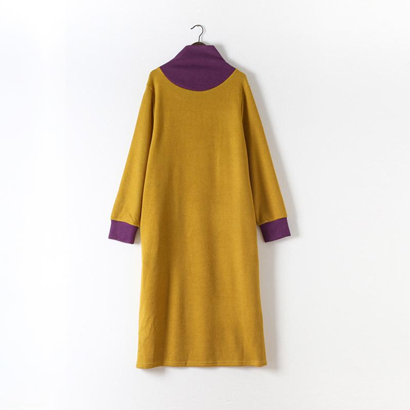 Solid Color Casual Elegant Knit Dress