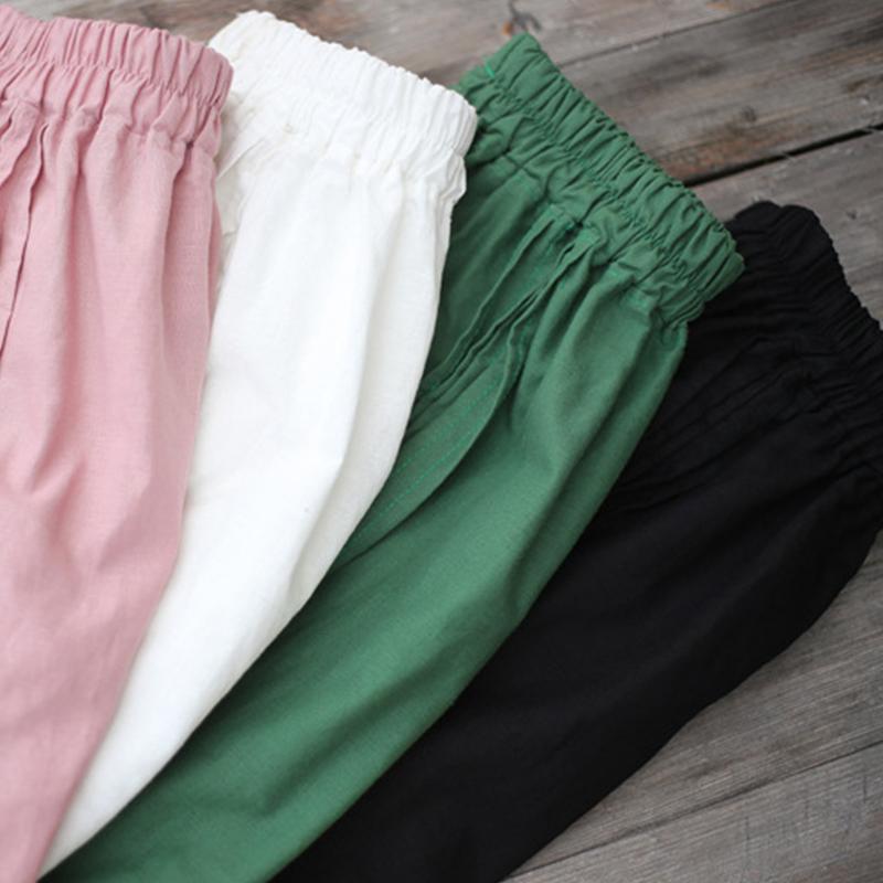 Solid Washed Ramie Skirt With Pintuck Pockets