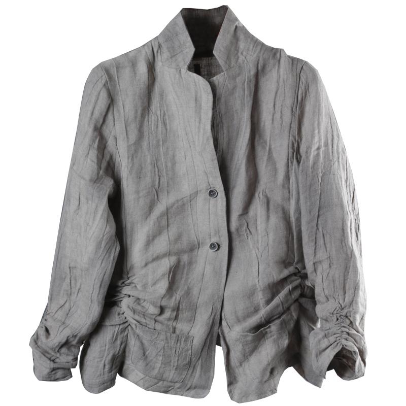 Spring Female Hand-Dyed Literary Short Blazer