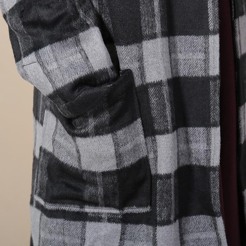 Spring Loose Lattice Casual Thin Women Coat