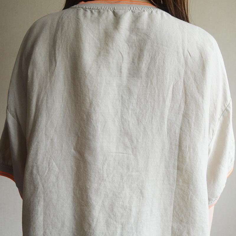 Summer Cotton Pockets Regular Short Sleeve T-shirt