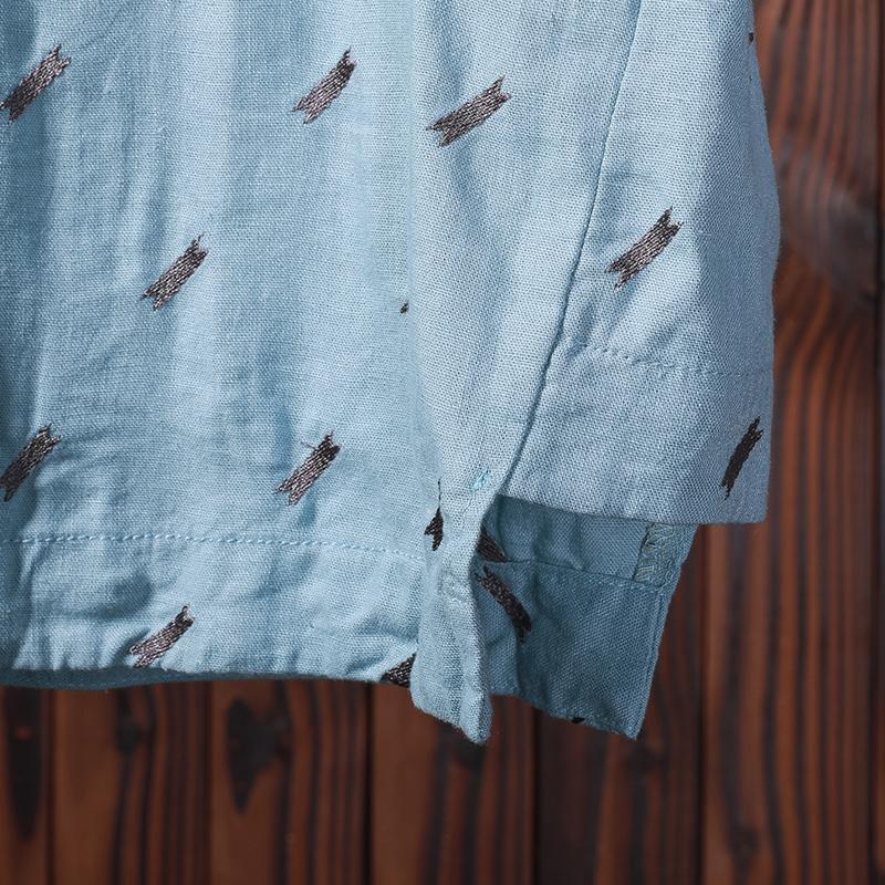 Summer Embroidery Casual Loose Comfortable Vest