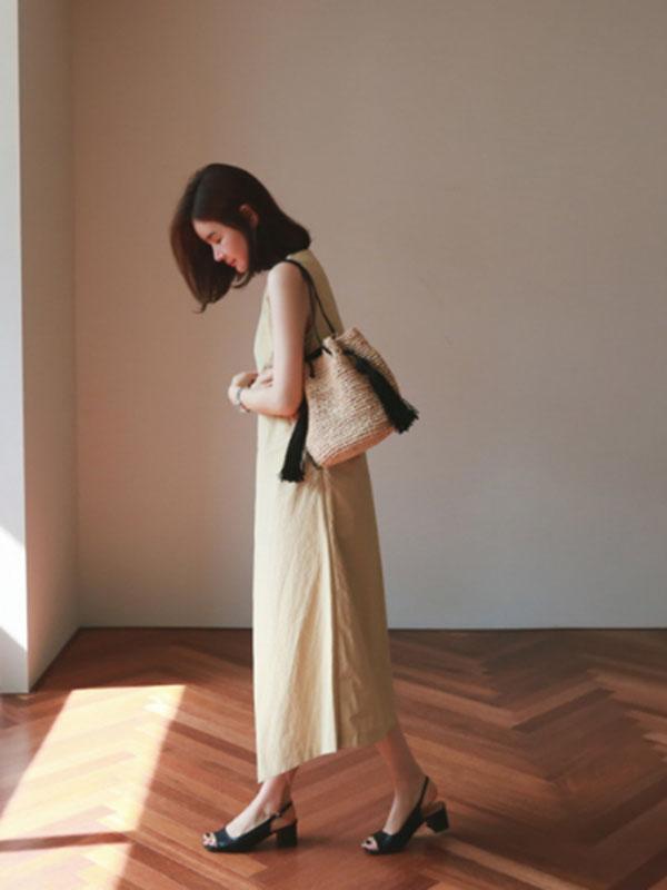 Double Tassels String Crossbody Bag