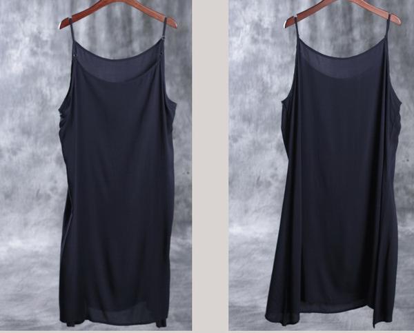 Round Neck Three Quarter Sleeve Stripe Pullover Dress