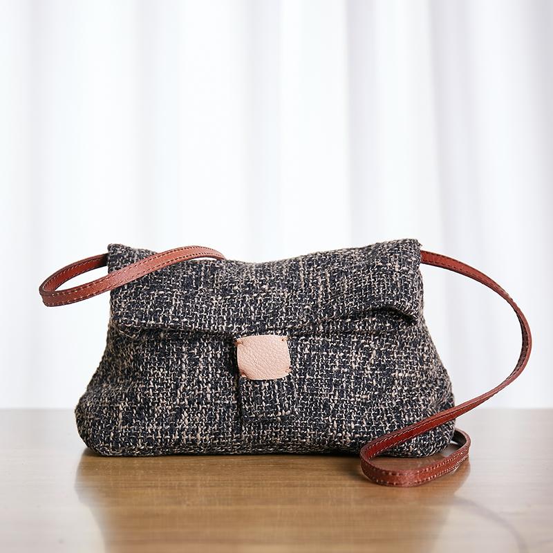 Women Cotton Linen Casual Shoulder Bag