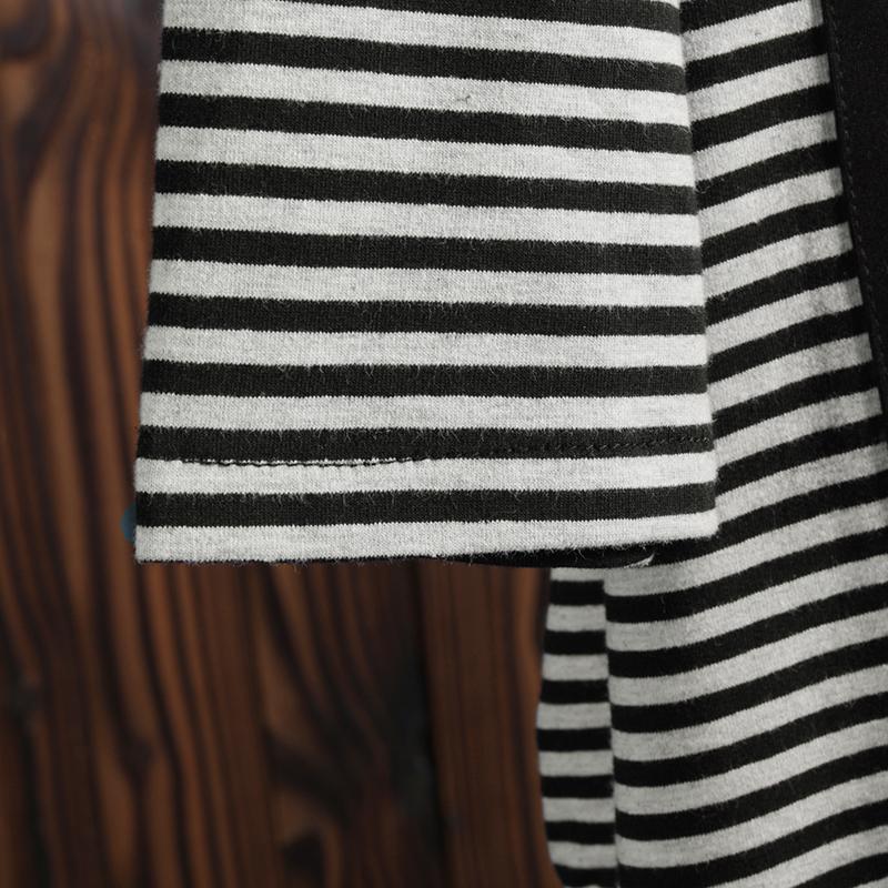 Women Spring Above Knee Cartoon Pullover Loose Long Sleeve Casual Dress