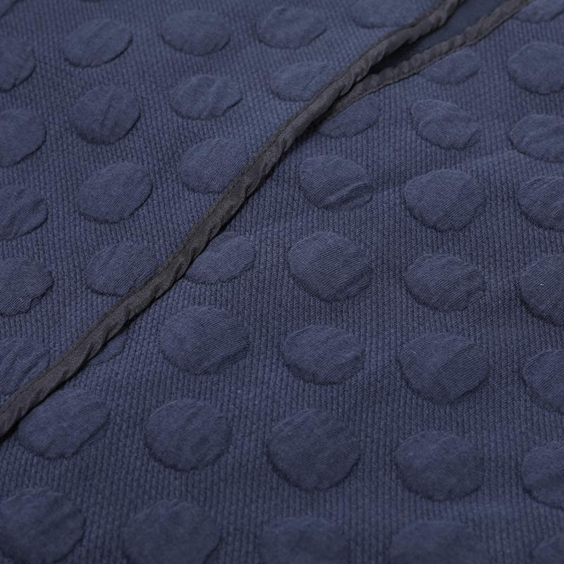 Women Spring Casual Dot Cardigan X-Long Long Sleeve Coat