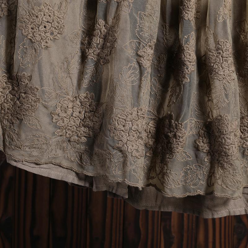 Women Spring Casual Solid Loose Skirt