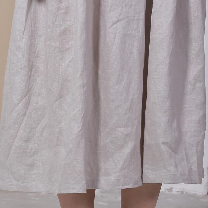 Women Summer Casual Solid Pullover Loose Short Sleeve Maxi Dress