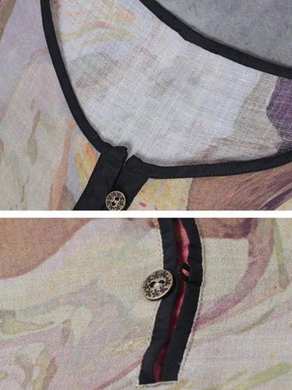 Women Summer Colorful Polyester Dress