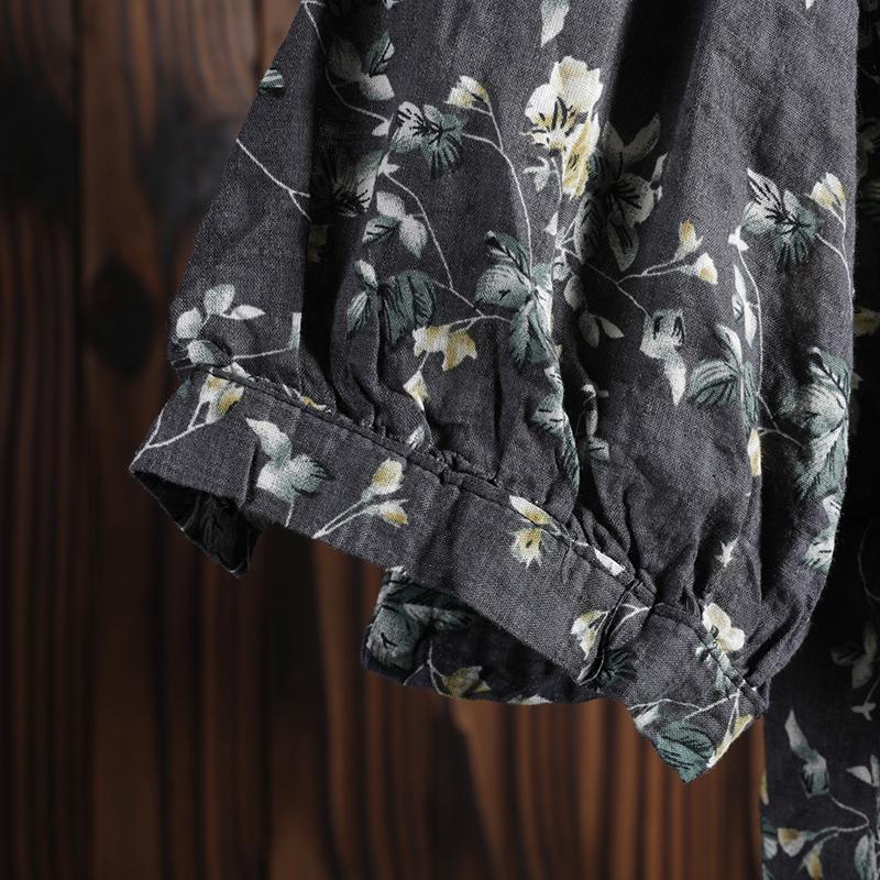 Women Summer Floral Casual Short Sleeve Loose Dress