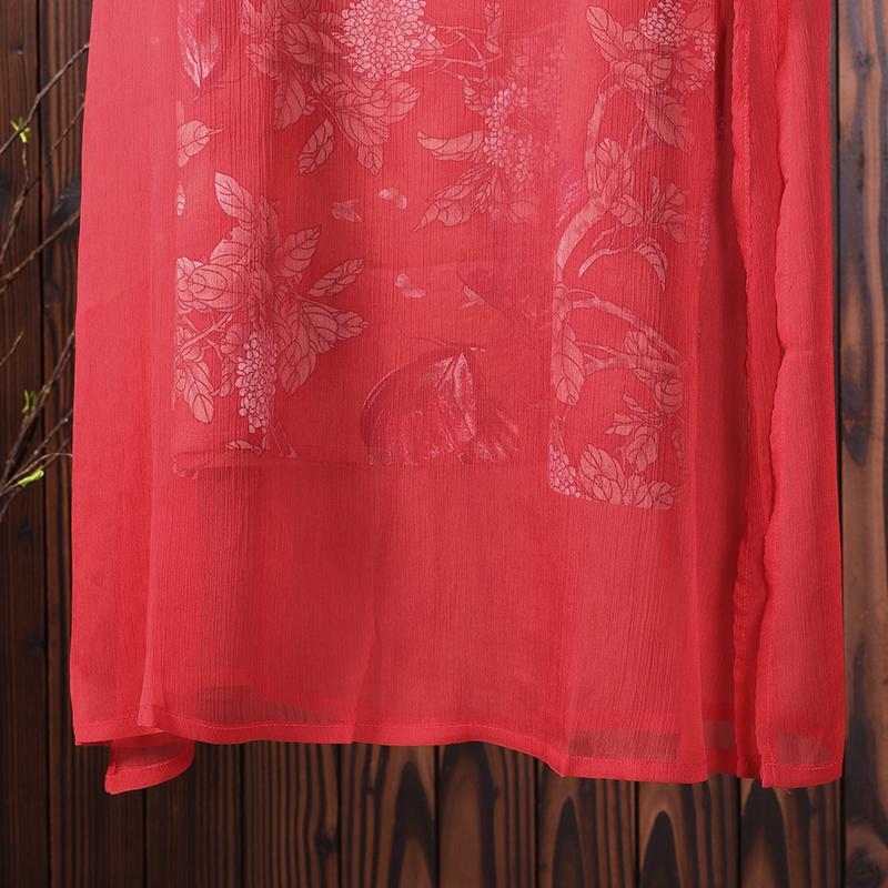 Women Summer Floral Split Casual Two Piece Suit