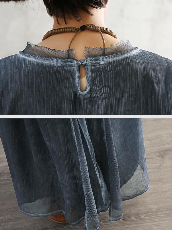 Womens Ladies Summer Polyester Loose Sleeveless Dress