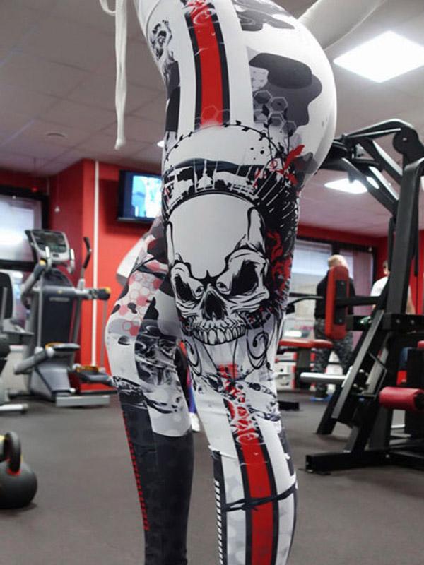 Sexy Featured Skull Printed Leggings