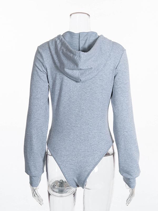 Sexy V-neck Long Sleeveless Bodysuits