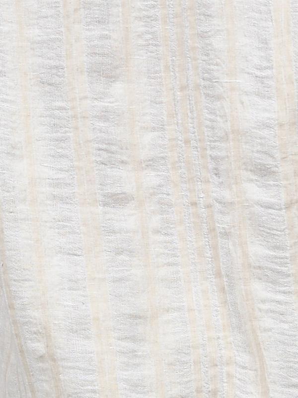 Simple Ramie Cotton V-neck Maxi Dress