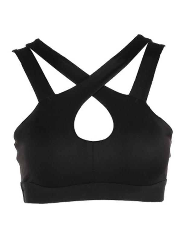 Sexy Padded Cross Strappy Sports Bra