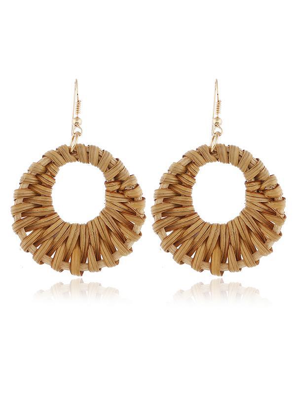 Exaggerated Bamboo Earring Accessories