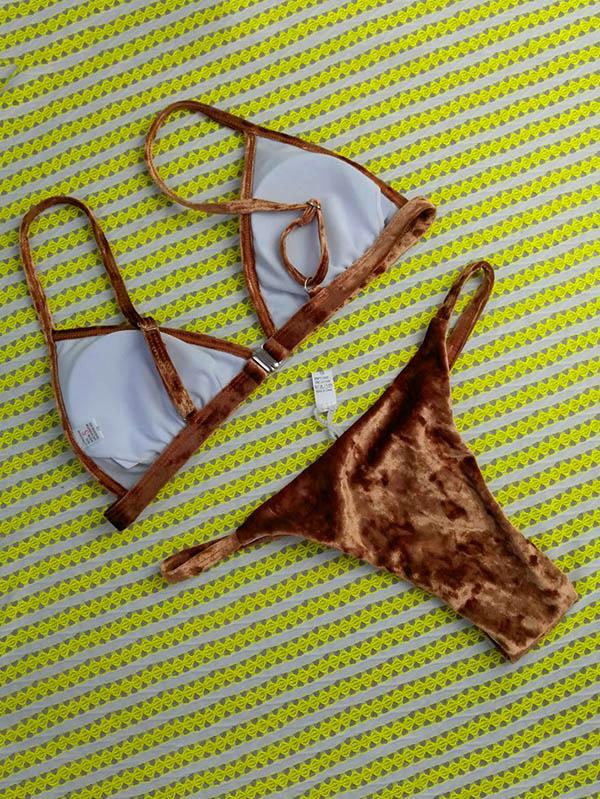 Sexy Triangle Top Bikinis Swimwear