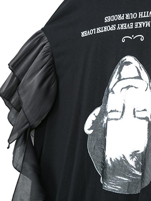 Casual Sleeve Designed Short Dress