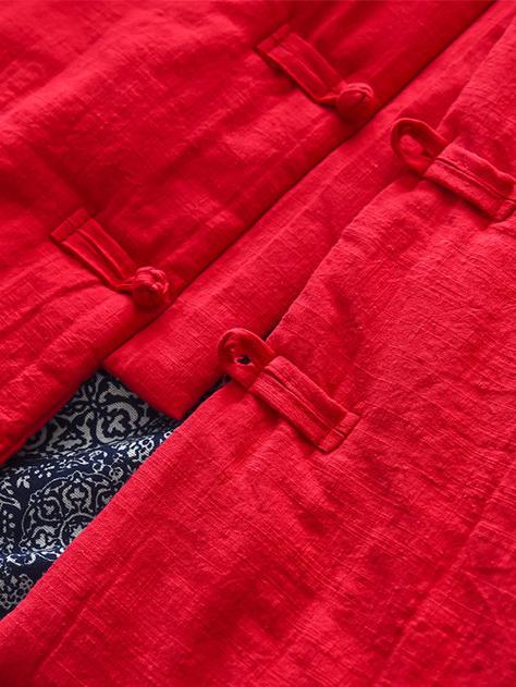 ORIGINAL VINTAGE RAMIE EMBROIDERED COTTON-PADDED CLOTHES