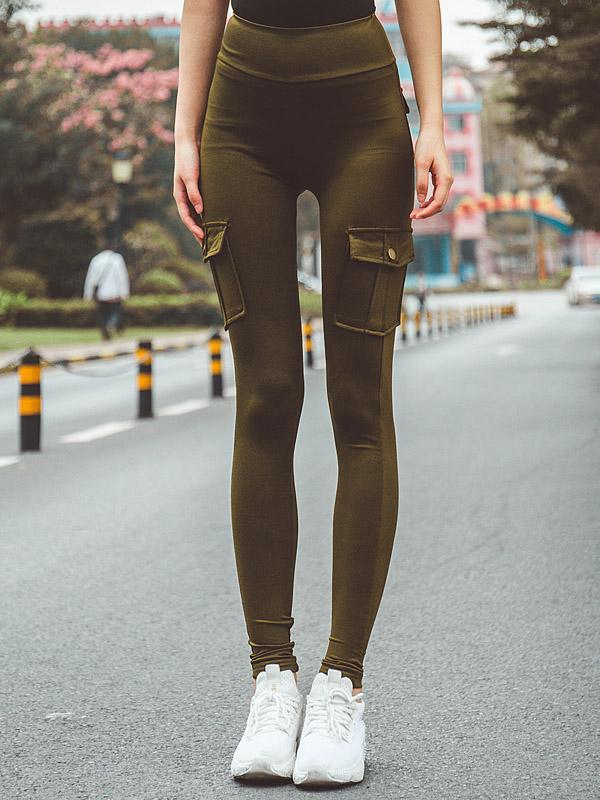 High Waist Pockets Sports Leggings