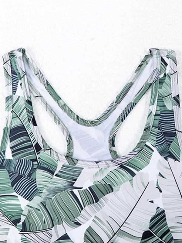 Printed Tanks And Leggings Yogo Suits