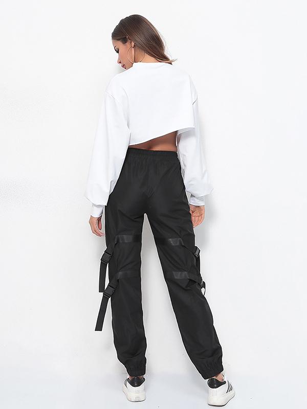 Split-joint Bandage Leisure Cool Pants