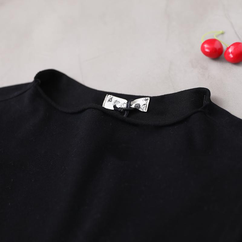 Buykud Casual Pleated Spliced Long Sleeve Sweatshirt
