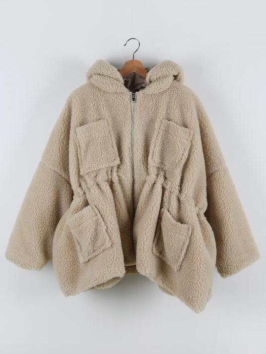 WARM LACE-UP BUTTON OUTWEAR