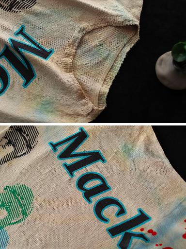 Loose Printed Knitting Sweater Dresses