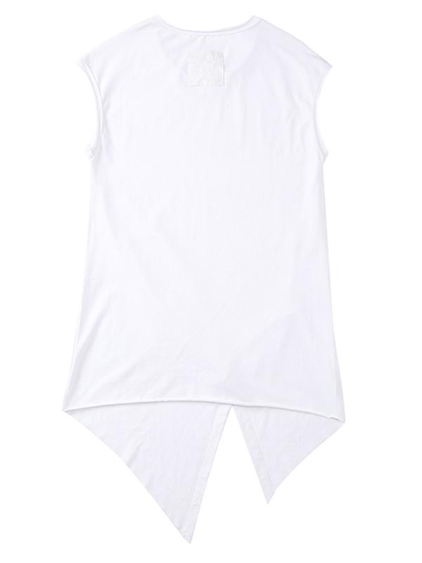 Irregular Split-side T-shirt