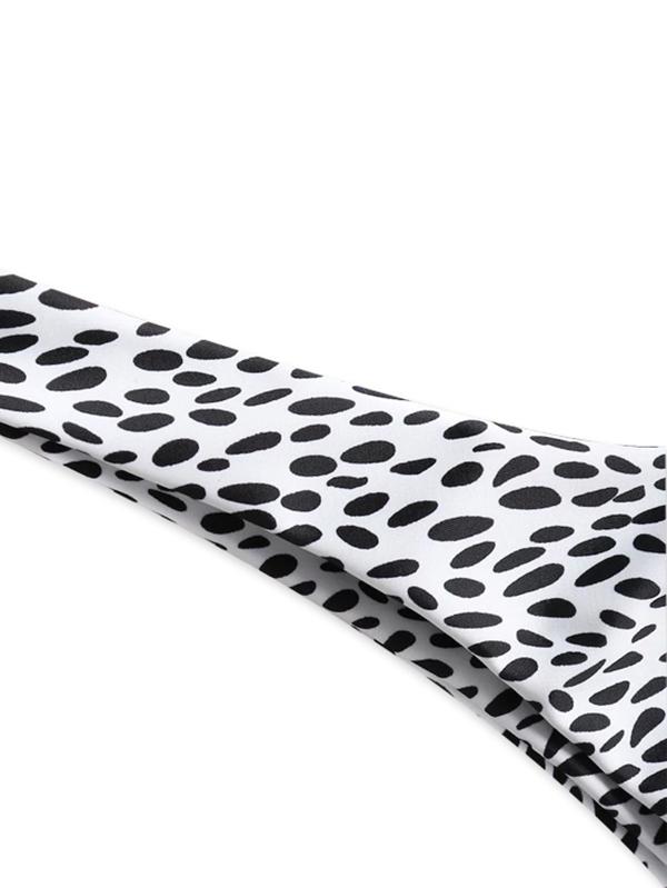 Leopard Spaghetti Strapes Bikinis Swimwear