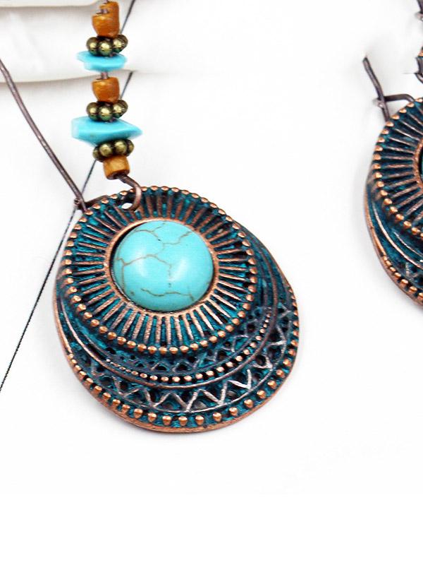 Vintage Fashion Bohemia Hollow Earrings