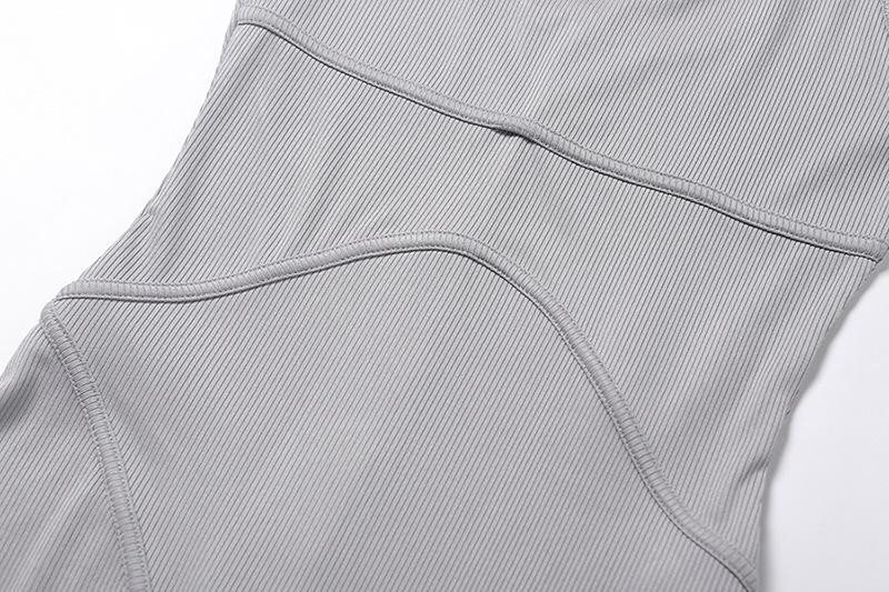 Sexy Solid Wrap Sleeveless Yoga Jumpsuits