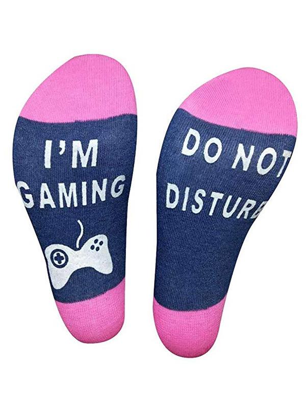 Full Cotton Letters Medium Socks