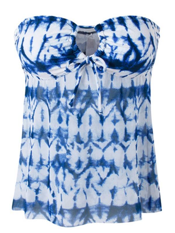 Floral Halter-neck Tankinis Swimwear