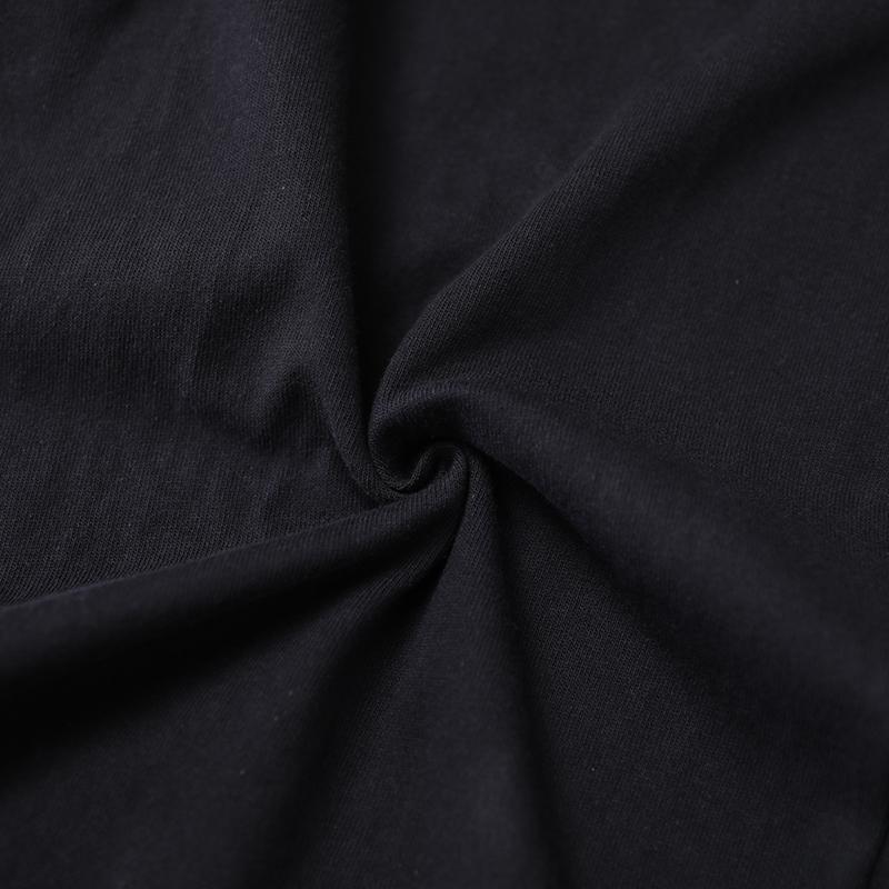 Buykud Patchwork Pocket Irregular Hem Casual Blouse