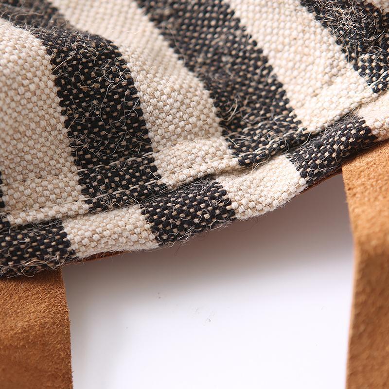 Casual Commuter Striped Backpack