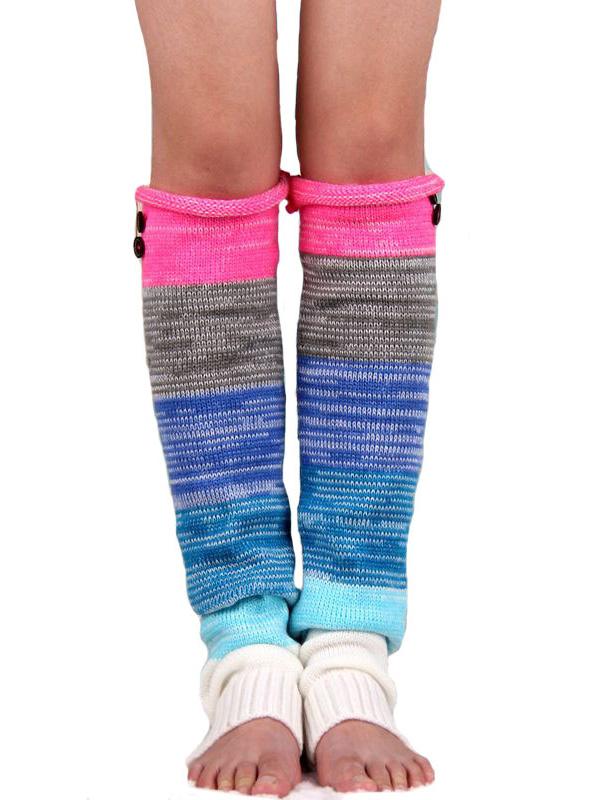 Bohemia Colorful Striped Long Stocking