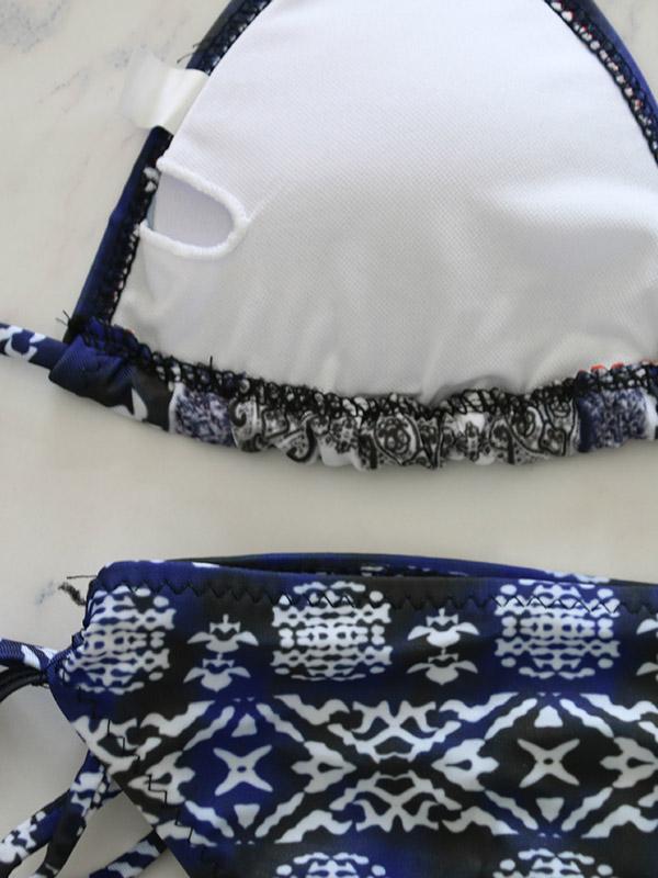 Sexy Floral Print Bikini Set